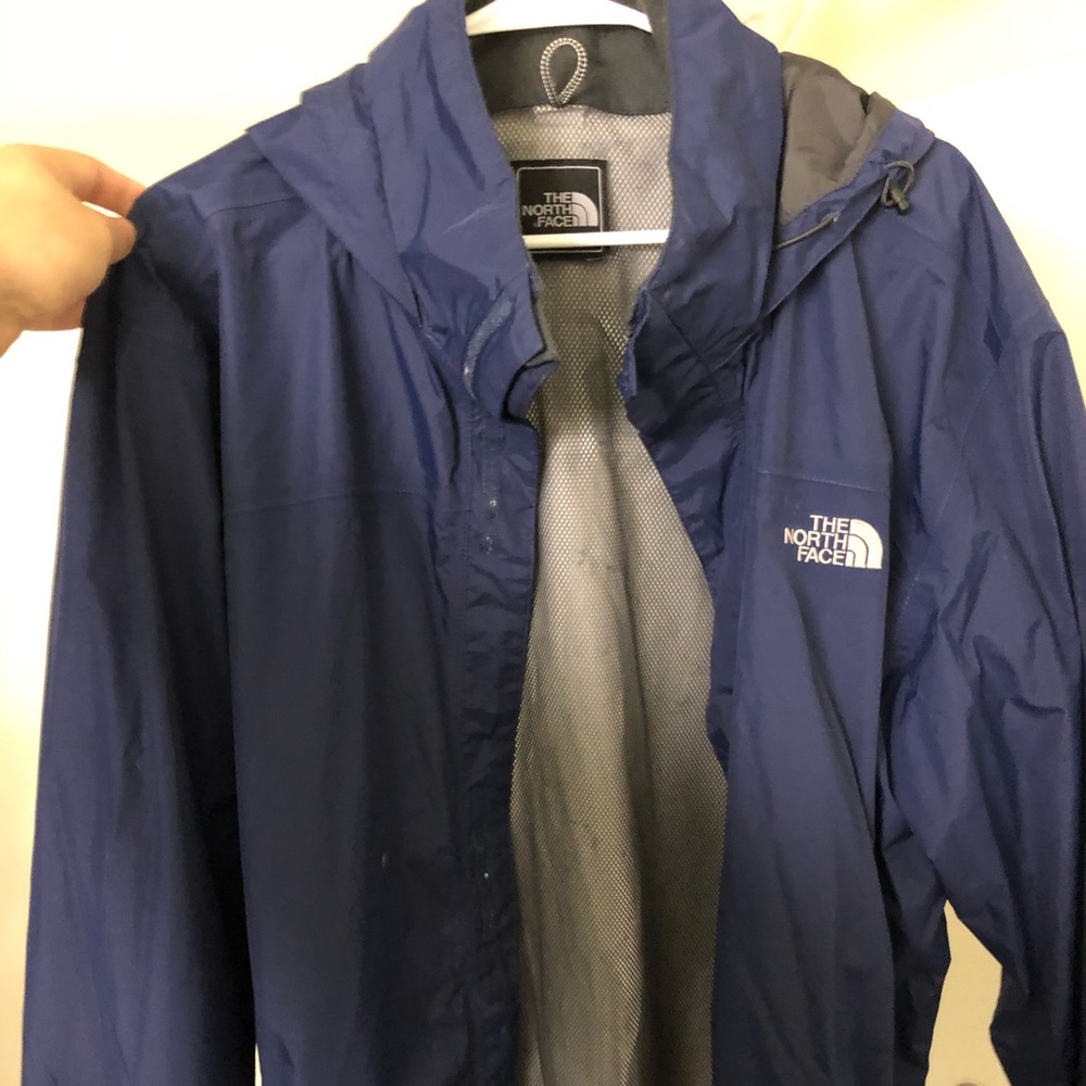 Men’s Blue north face windbreaker jacket